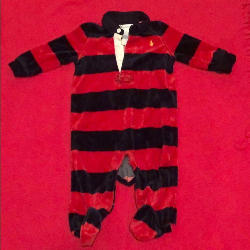 Ralph Lauren footed onesie